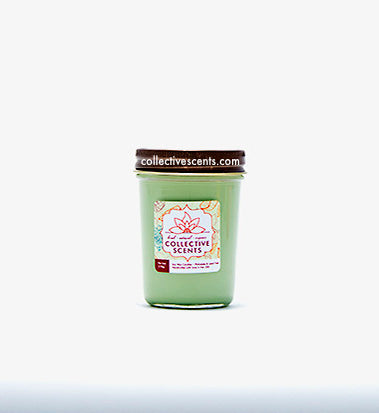 Green tea soy candle.