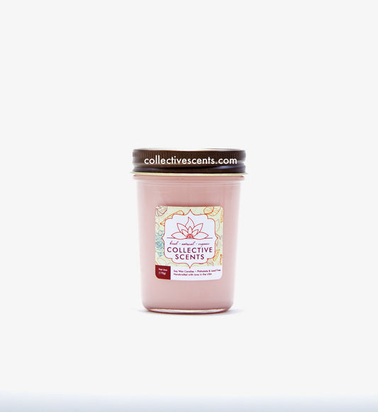 Tea soy candle is a soft, refreshing scent of a freshly brewed white tea with a touch of sage, mango, papaya and strawberries. Truly a light and blissful comfort/collectivescents.com